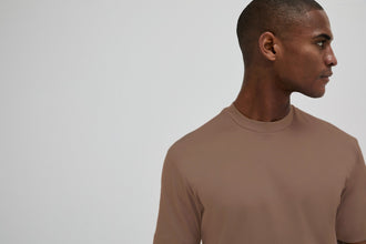 Interlock Supima T-Shirt | Corteccia Brown