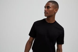 Interlock Supima T-Shirt | Black