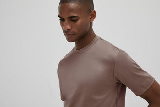 Interlock Supima T-Shirt | Lead Grey
