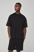 Interlock Supima Oversized T-shirt | Black