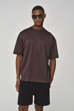 Interlock Supima Oversized T-shirt | Ebony Brown