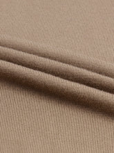 Extrafine Merino Buttonless Polo Taupe