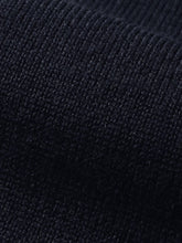 Extrafine Merino Zipper Vest Navy